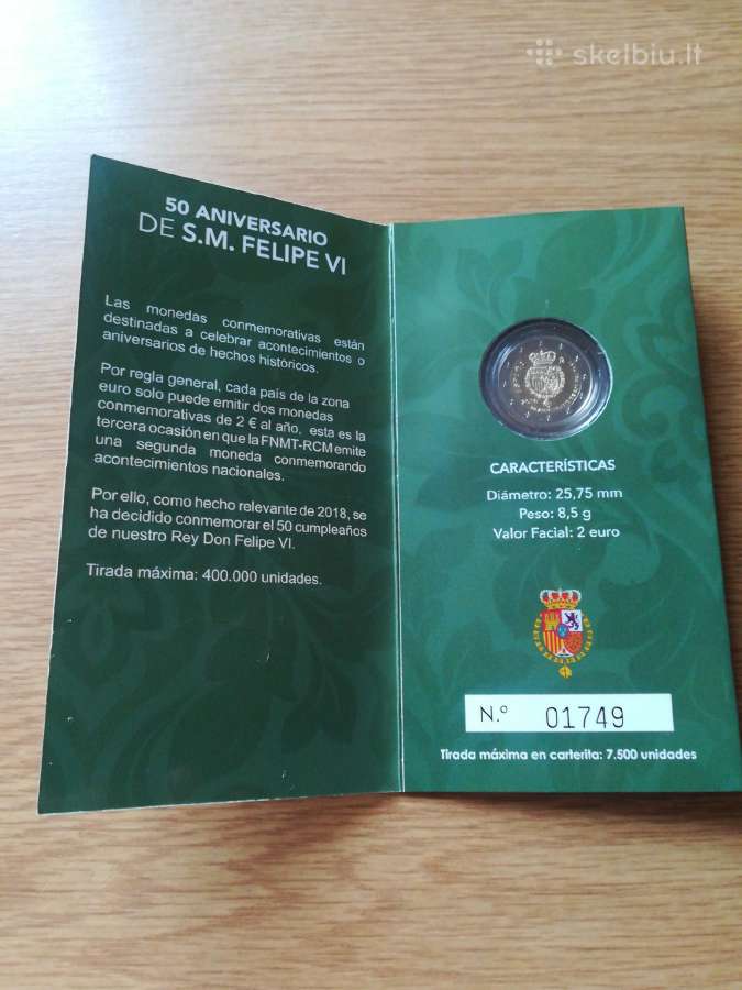 Ispanija 2018 m. proof - nuotraukos Nr. 2