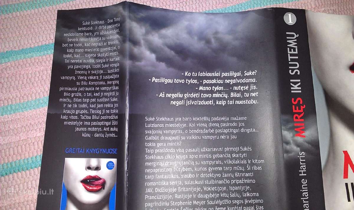 Miręs iki sutemų. 1-oji knyga Charlaine Harris2009 - nuotraukos Nr. 2