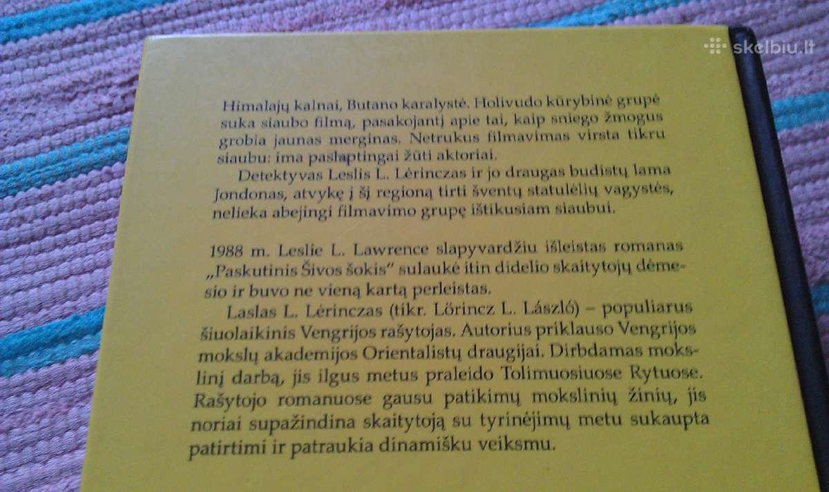 Paskutinis Šivos Šokis Leslie L. Lawrence 2015 m - nuotraukos Nr. 2