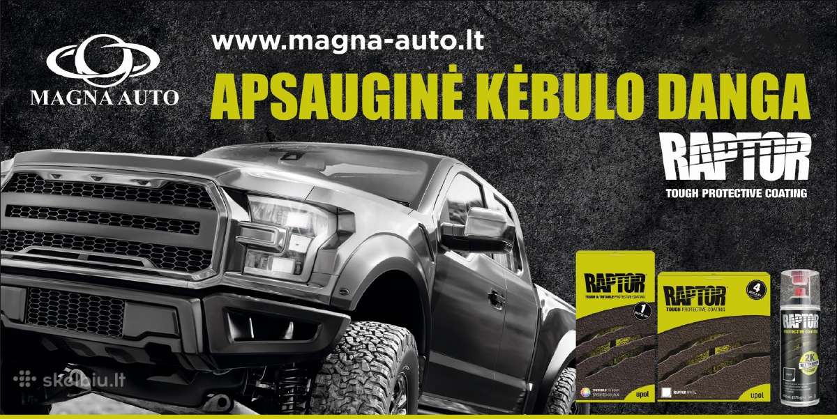 Tvirta U-pol apsauginė danga Raptor - nuotraukos Nr. 25