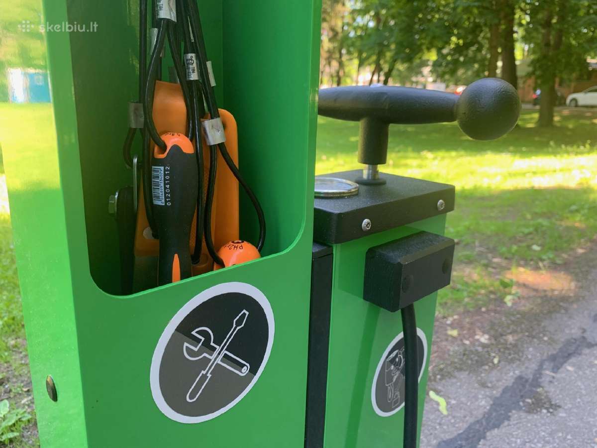 Dviračių remonto, priežiūros ir įkrovimo stotelės - nuotraukos Nr. 25
