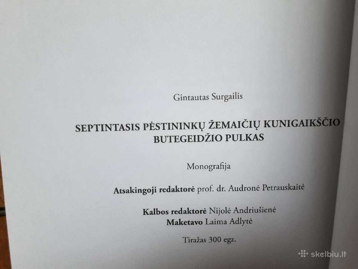 7-tasis pėst. žemaičių kunig. Butegeidžio pulkas - nuotraukos Nr. 19
