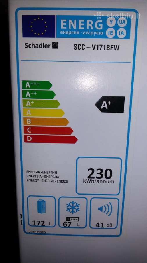 Šaldytuvas"schadler"scc-v171bfw(naujas) - nuotraukos Nr. 5