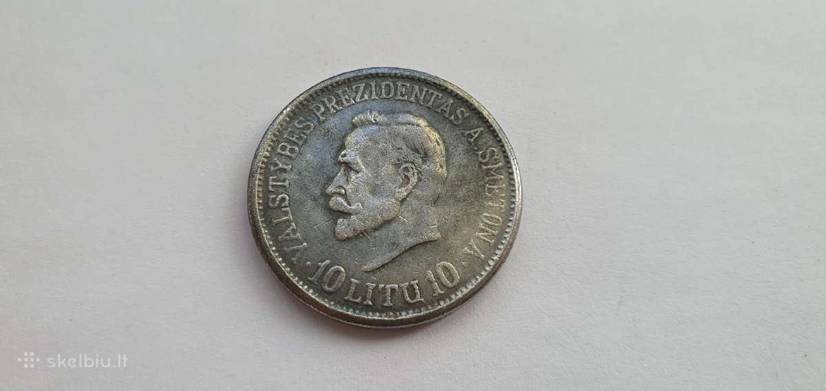 1938 10 litu A.smetona