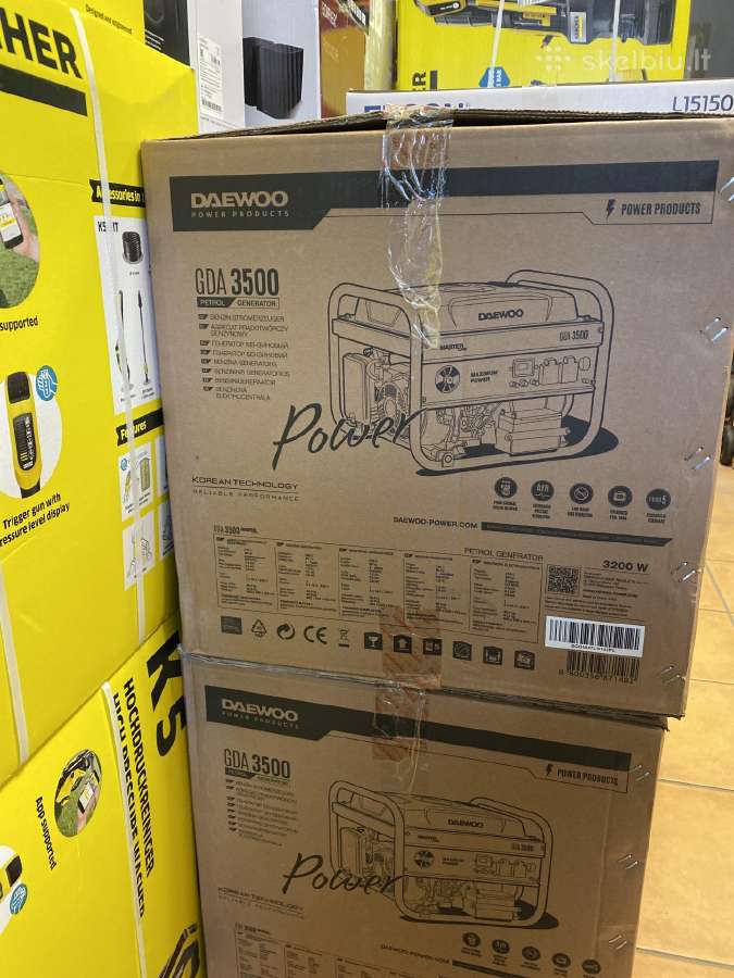 Daewoo Gda 3500e 3.2kw Avr elektros generatorius - nuotraukos Nr. 4