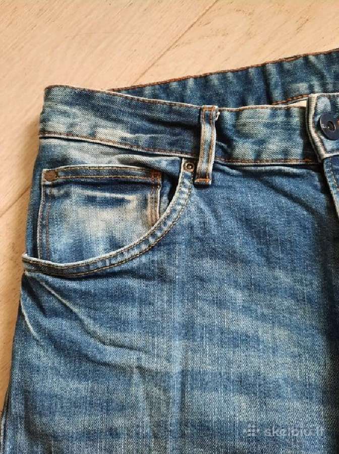 H&m mėlyni džinsai 13-14 m. paaugliui - nuotraukos Nr. 3