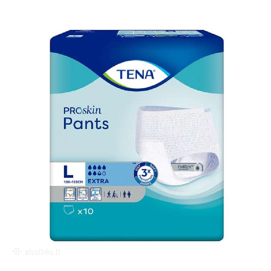 Sauskelnės - kelnaitės Tena Pants Extra L N10