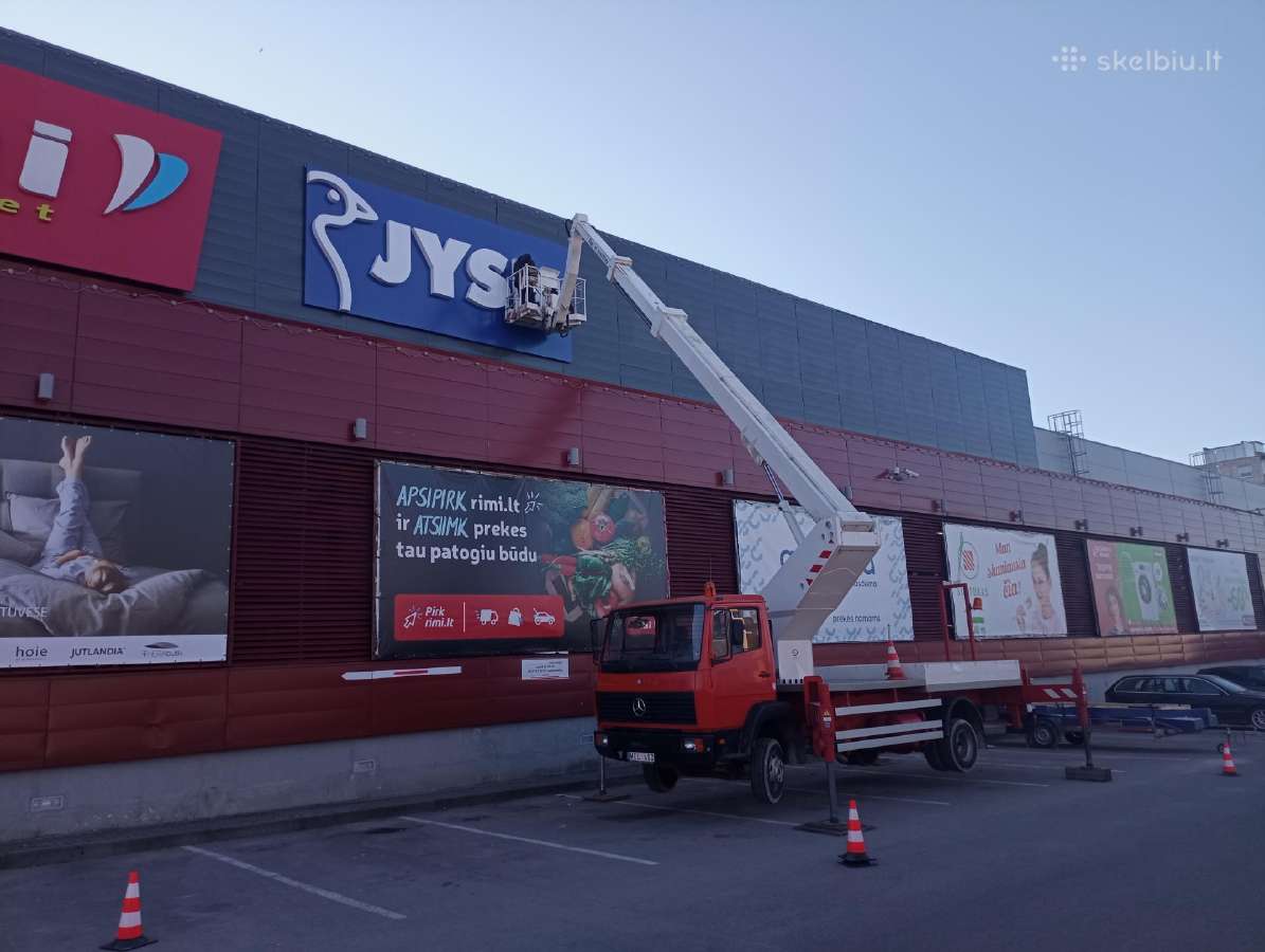Bokštelis,autobokštelio nuoma.medziu pjovimas. - nuotraukos Nr. 10