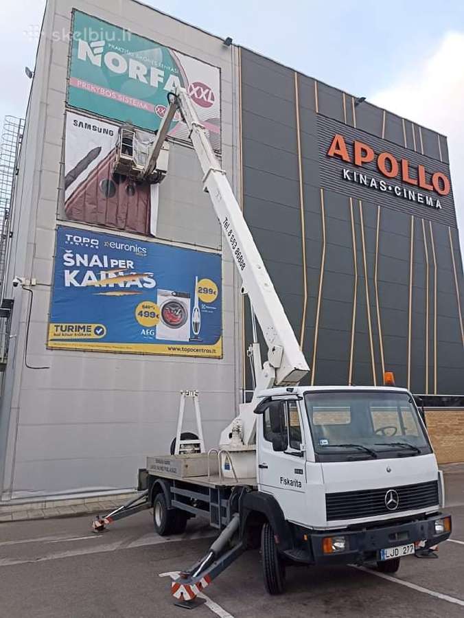 Bokštelis,autobokštelio nuoma.medziu pjovimas. - nuotraukos Nr. 17