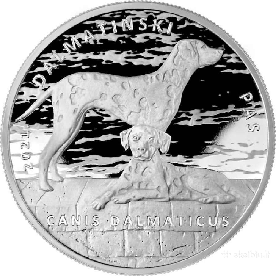 Kroatija 2021 Dalmatinas 1oz sidabras