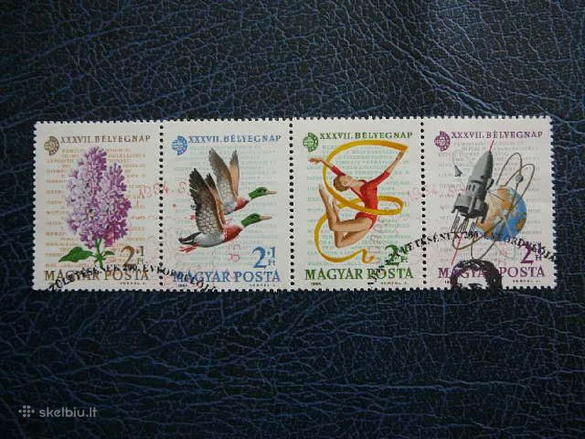 Pauksciai Kosmosas Sportas Vengrija 1964 v2053a