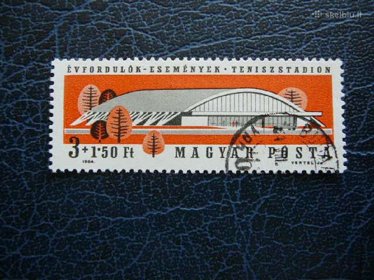 Tenisas Salė Vengrija 1964 antsp. v2043a
