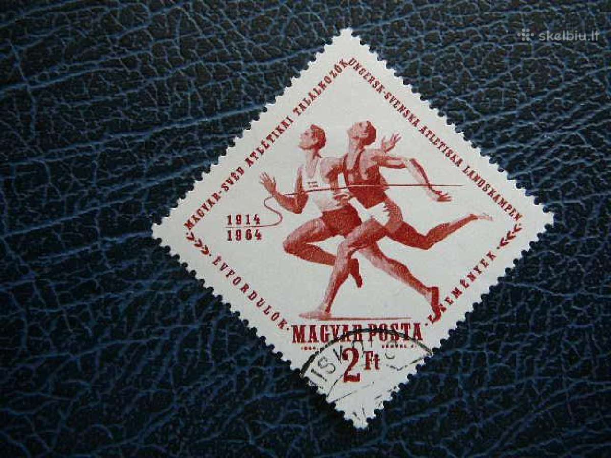 Sportas Begimas Vengrija 1964 antsp. v2027a