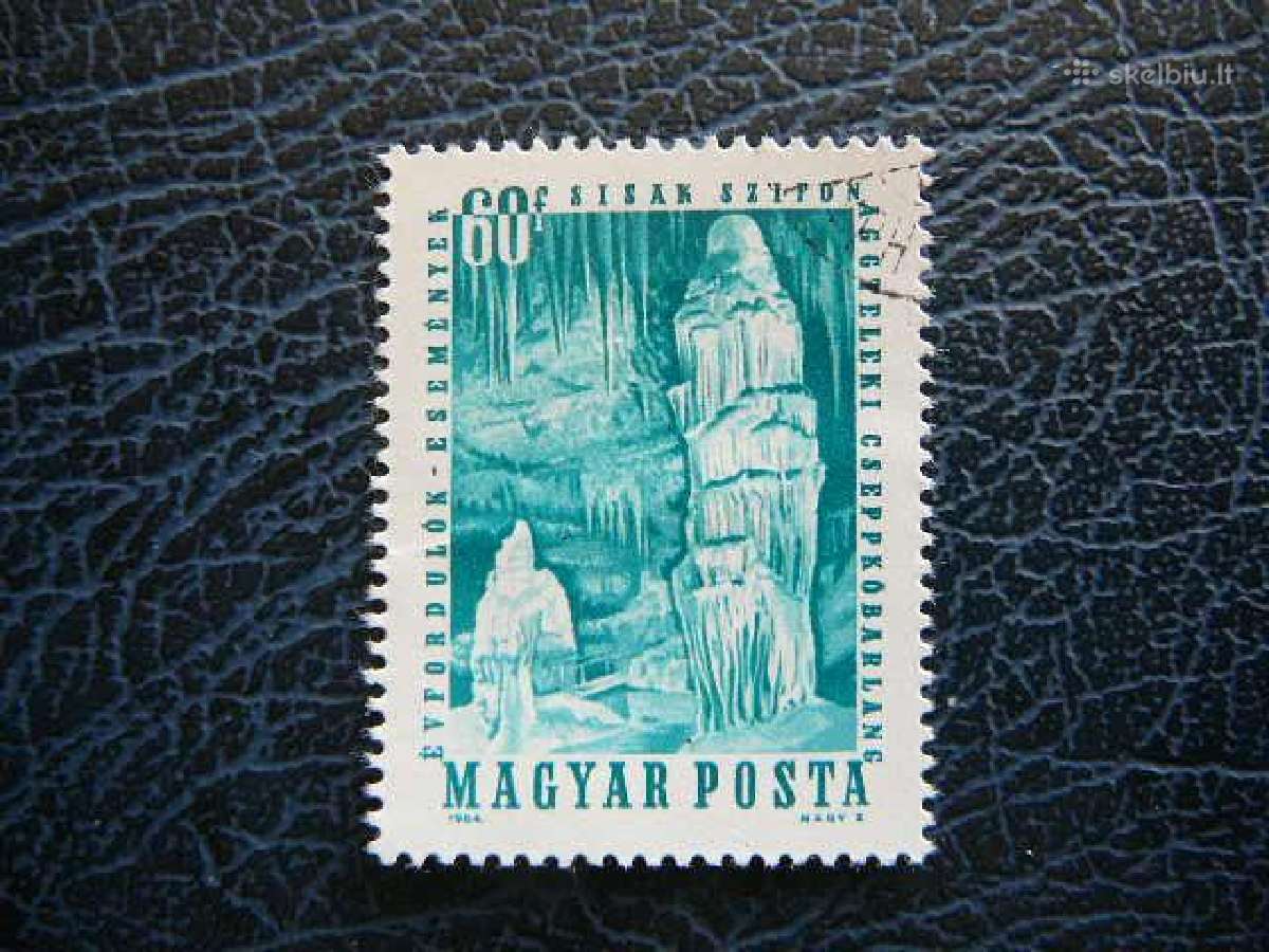 Stalaktitai Urvas Vengrija 1964 antsp. v2025a