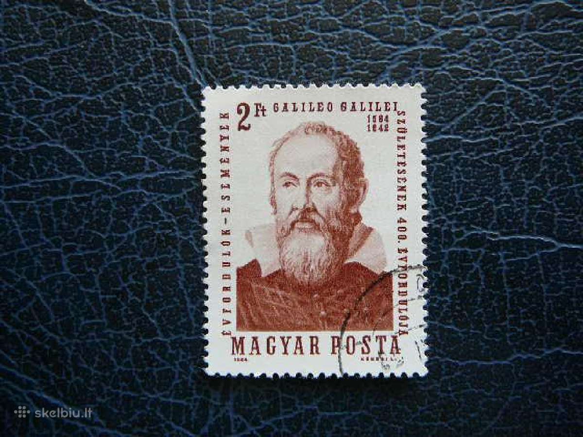 Astronomas G. Galilejus Vengrija 1964 antsp v2023a