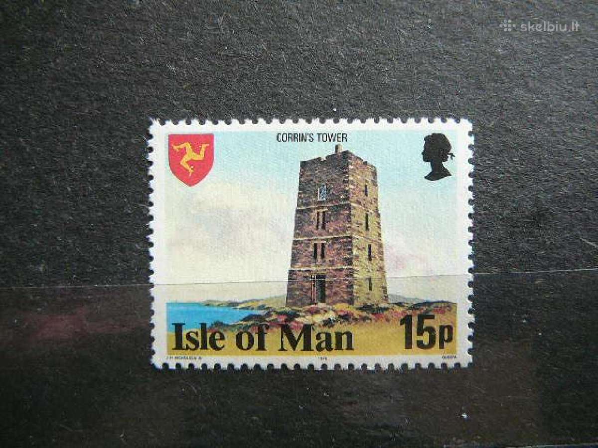 Bokstas Isle of Man Mnh fm34