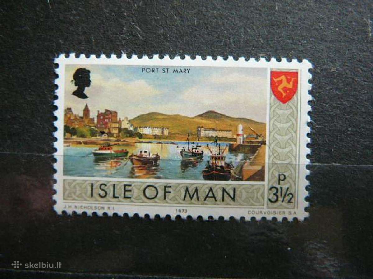 Laivai Uostas Isle of Man Mnh fm35