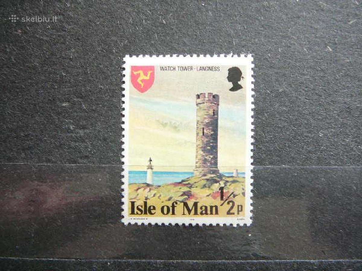 Svyturiai Bokstas Isle of Man Mnh fm37