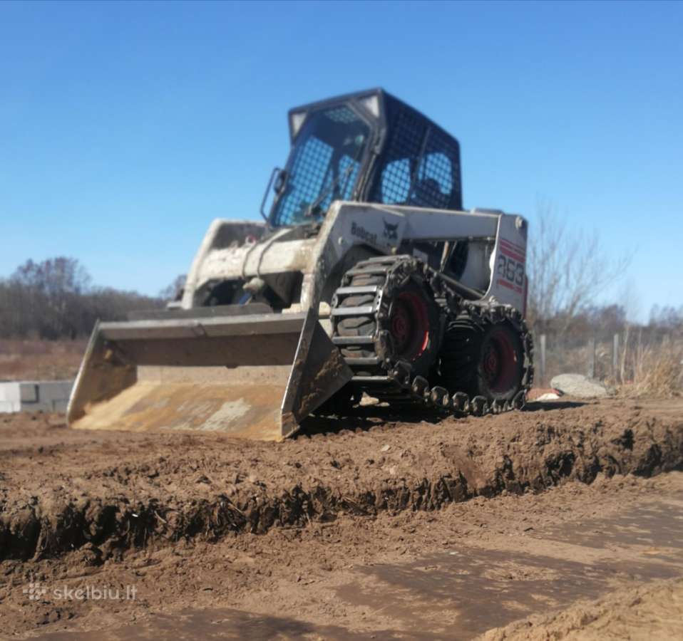 Bobcat mini krautuvo ir ekskavatoriaus nuoma - nuotraukos Nr. 3