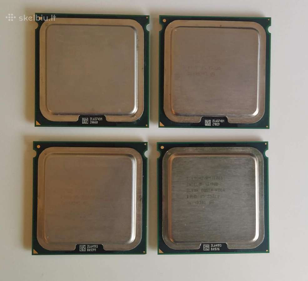 Intel Xeon procesoriai E5335 E5310 RAM 4gb 1gb - nuotraukos Nr. 2