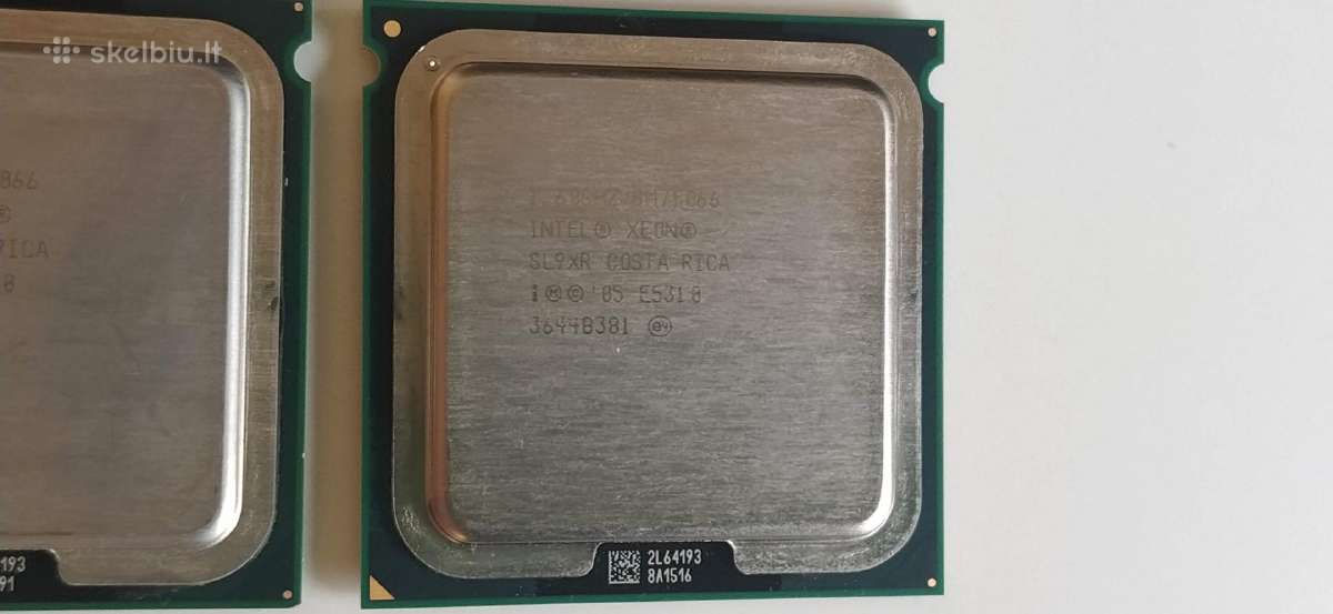 Intel Xeon procesoriai E5335 E5310 RAM 4gb 1gb - nuotraukos Nr. 7