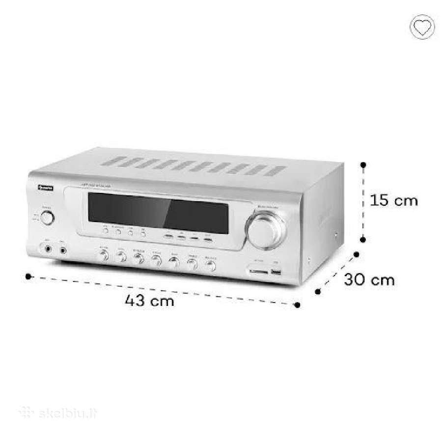 Naujas stiprintuvas auna Amp3800bt su bluetooth