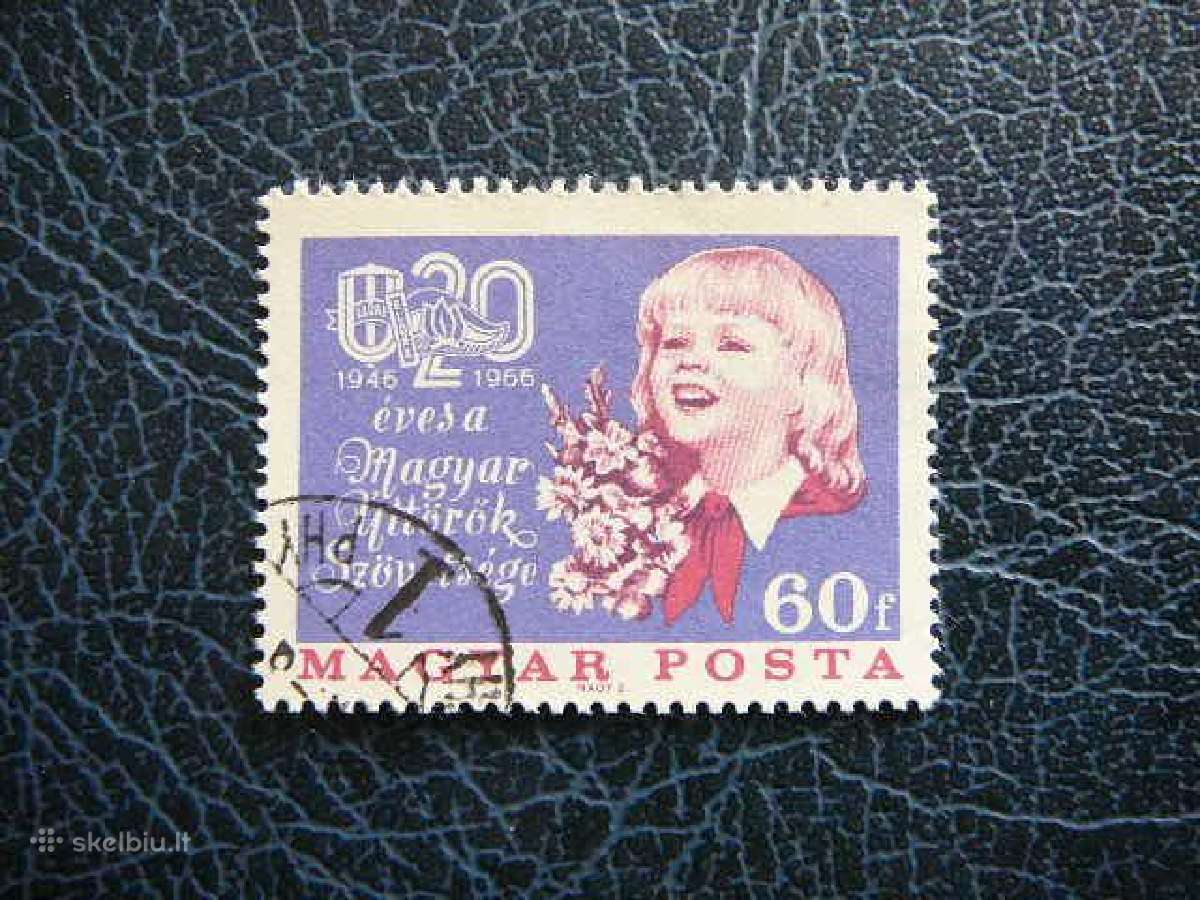 Geles Vaikai Pionieriai Vengrija 1966 antsp v2251a