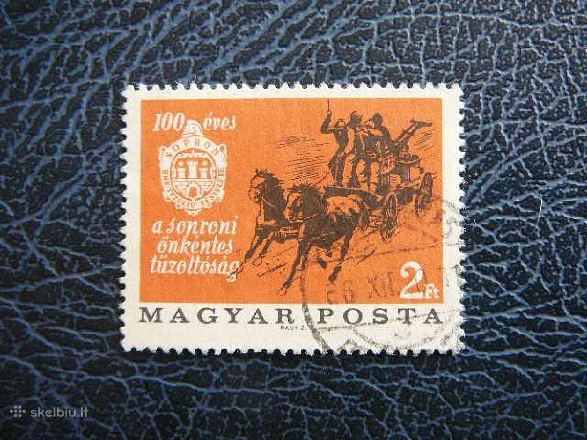 Arkliai Vengrija 1966 antsp v2254a