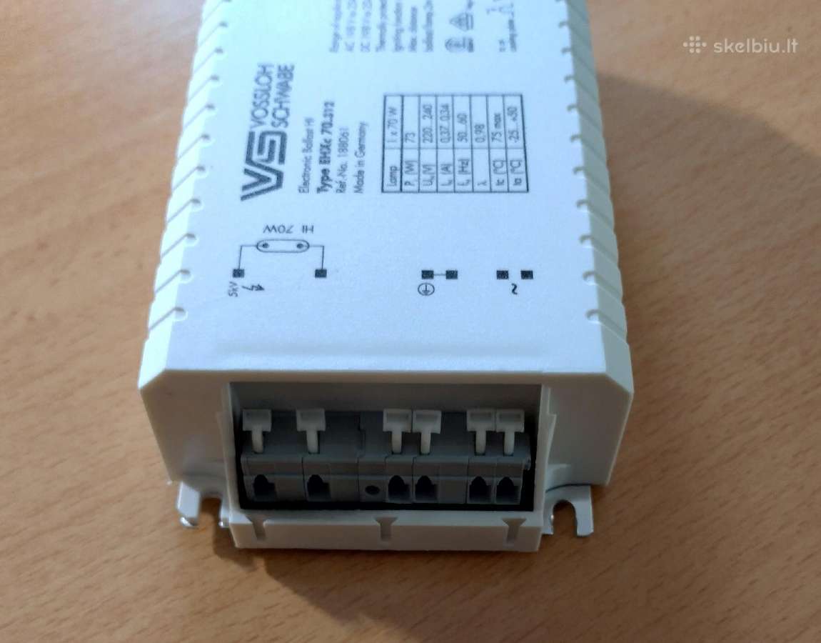 Paleidėjas metalo halogeninėms lempoms 70w - nuotraukos Nr. 5