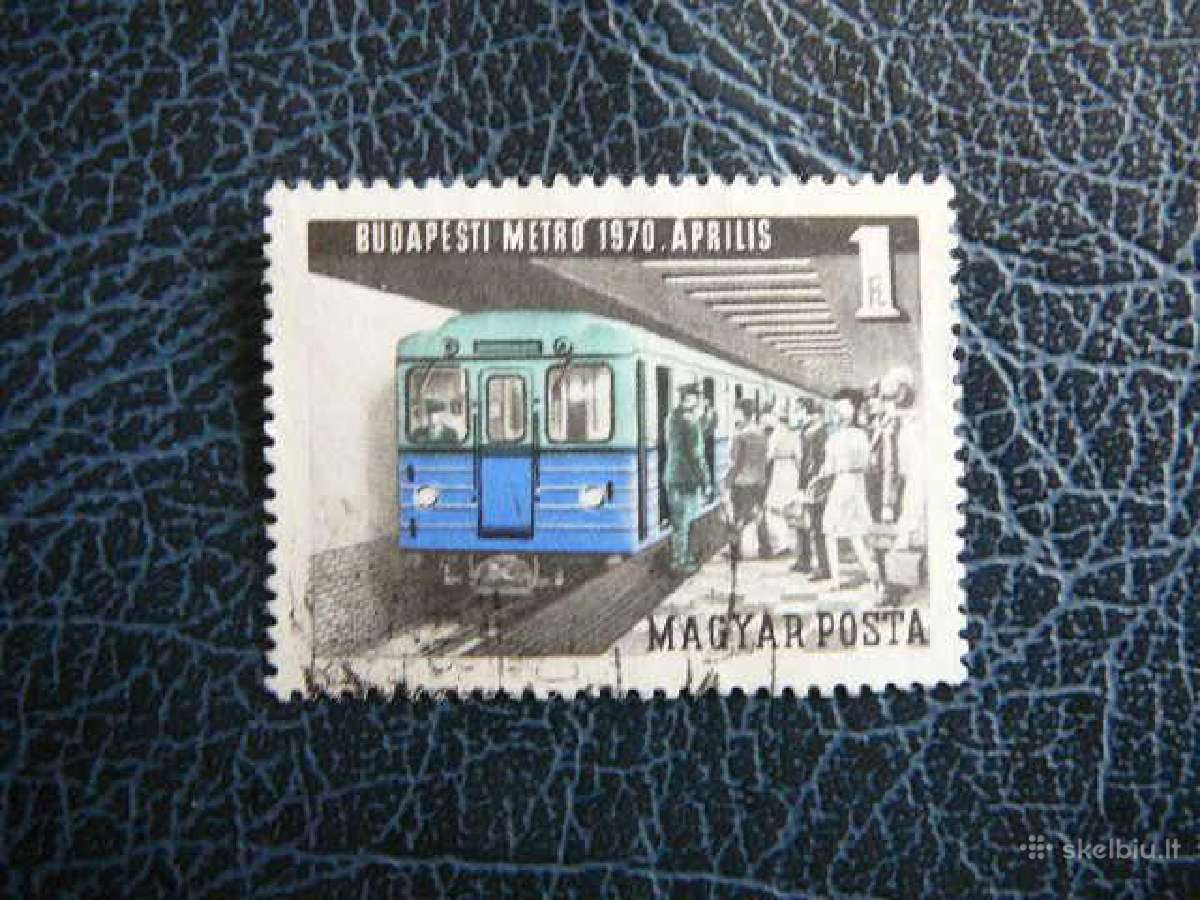 Traukiniai Metro Vengrija 1970 antsp. v2577a