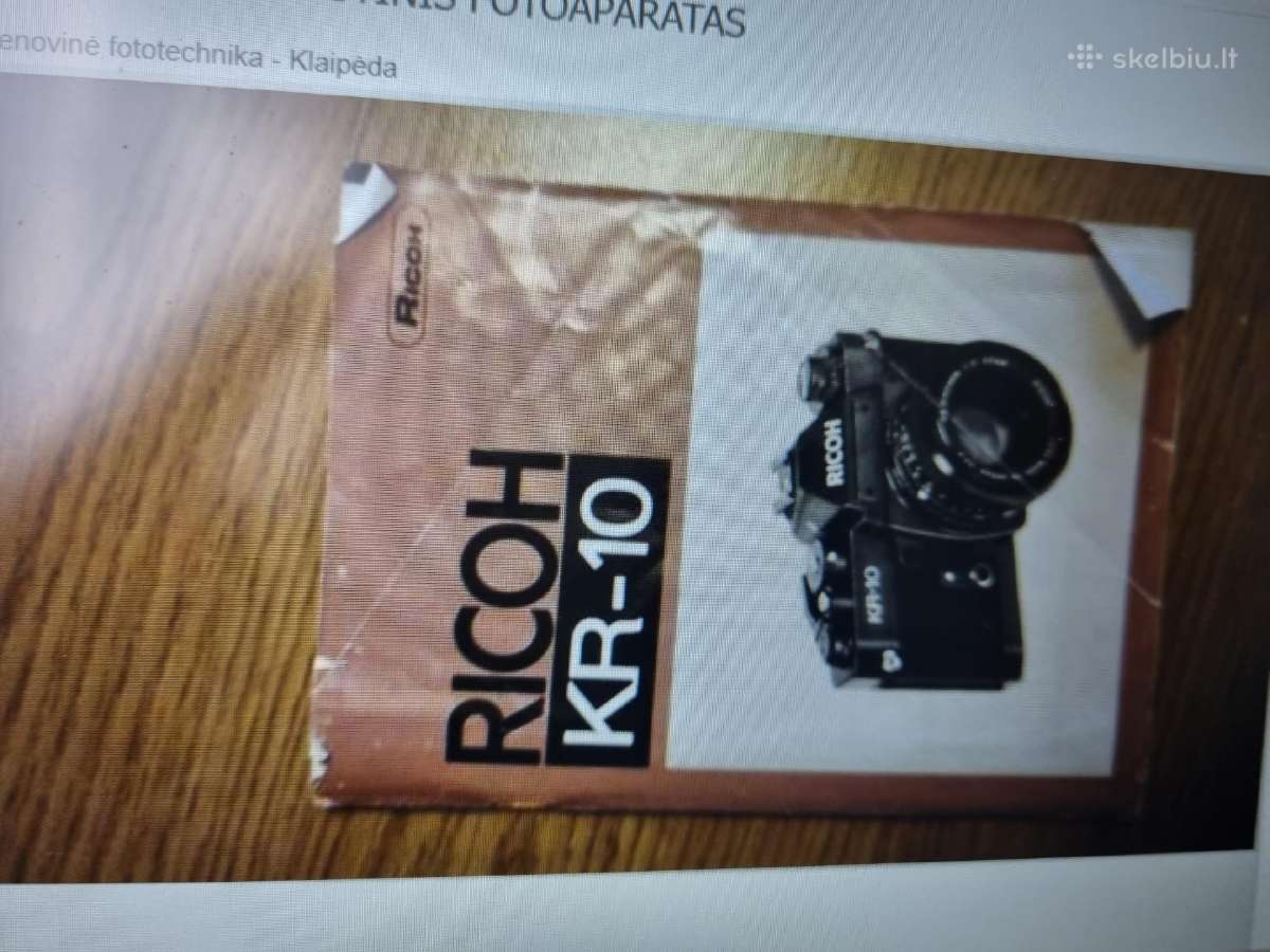 Ricon Kr-10 Juostinis Foto Aparatas - nuotraukos Nr. 4