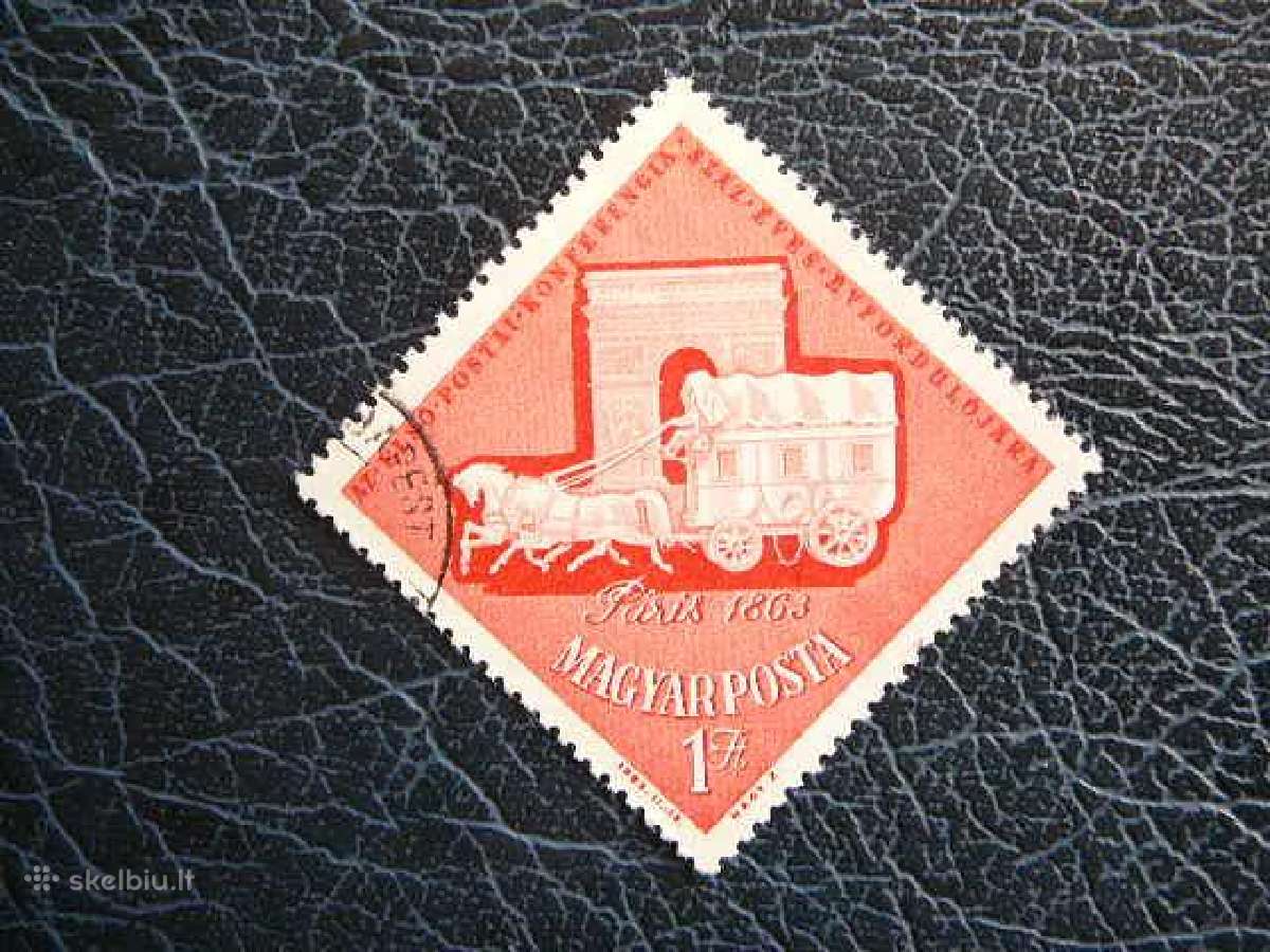 Pastas Arkliai Vengrija 1963 antsp. v1943a