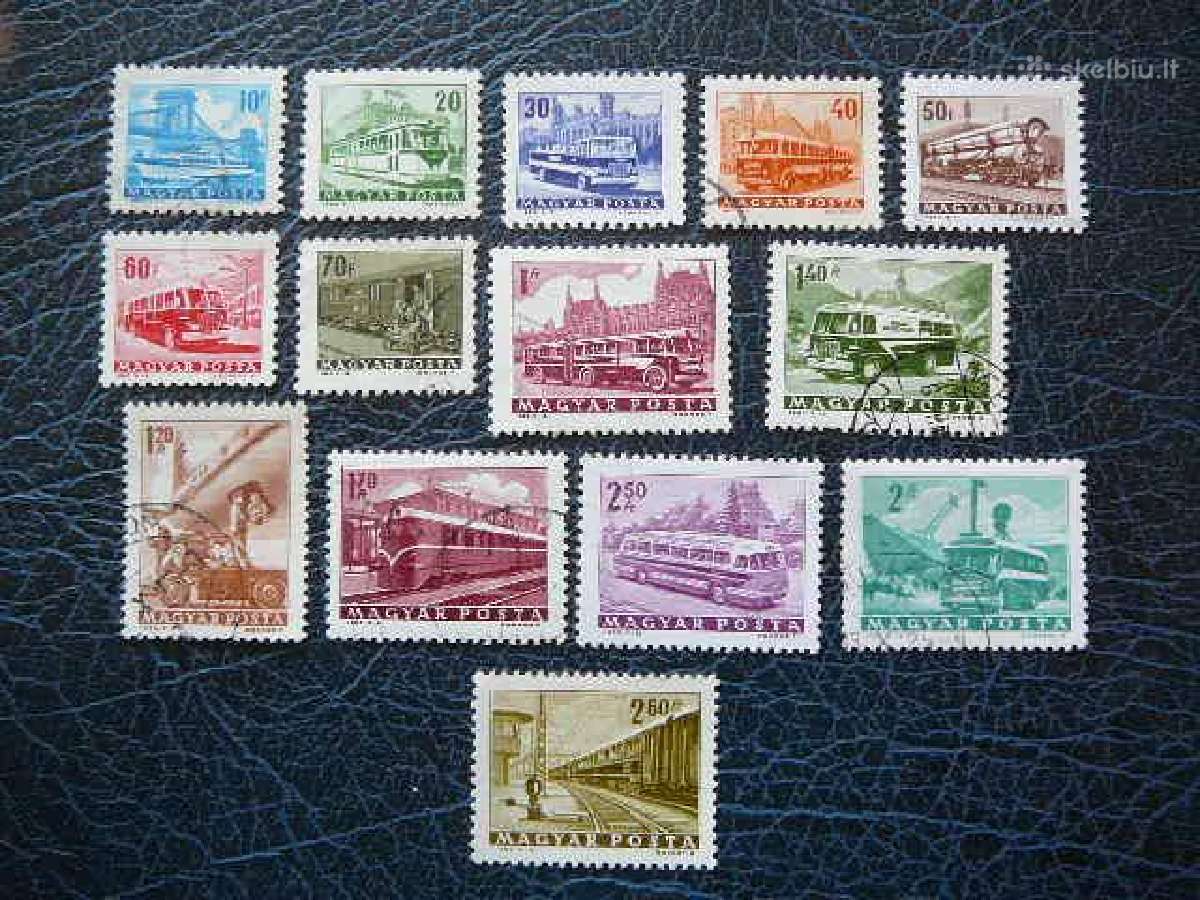 Automobiliai Laivai Lektuvai Vengrija 1963 v1924a