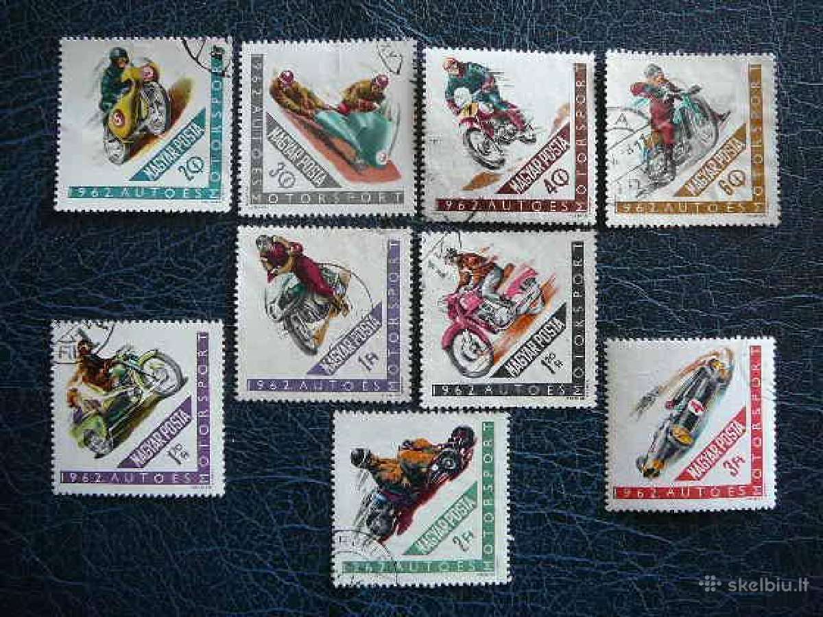 Motociklai Vengrija 1962 antsp. v1889a