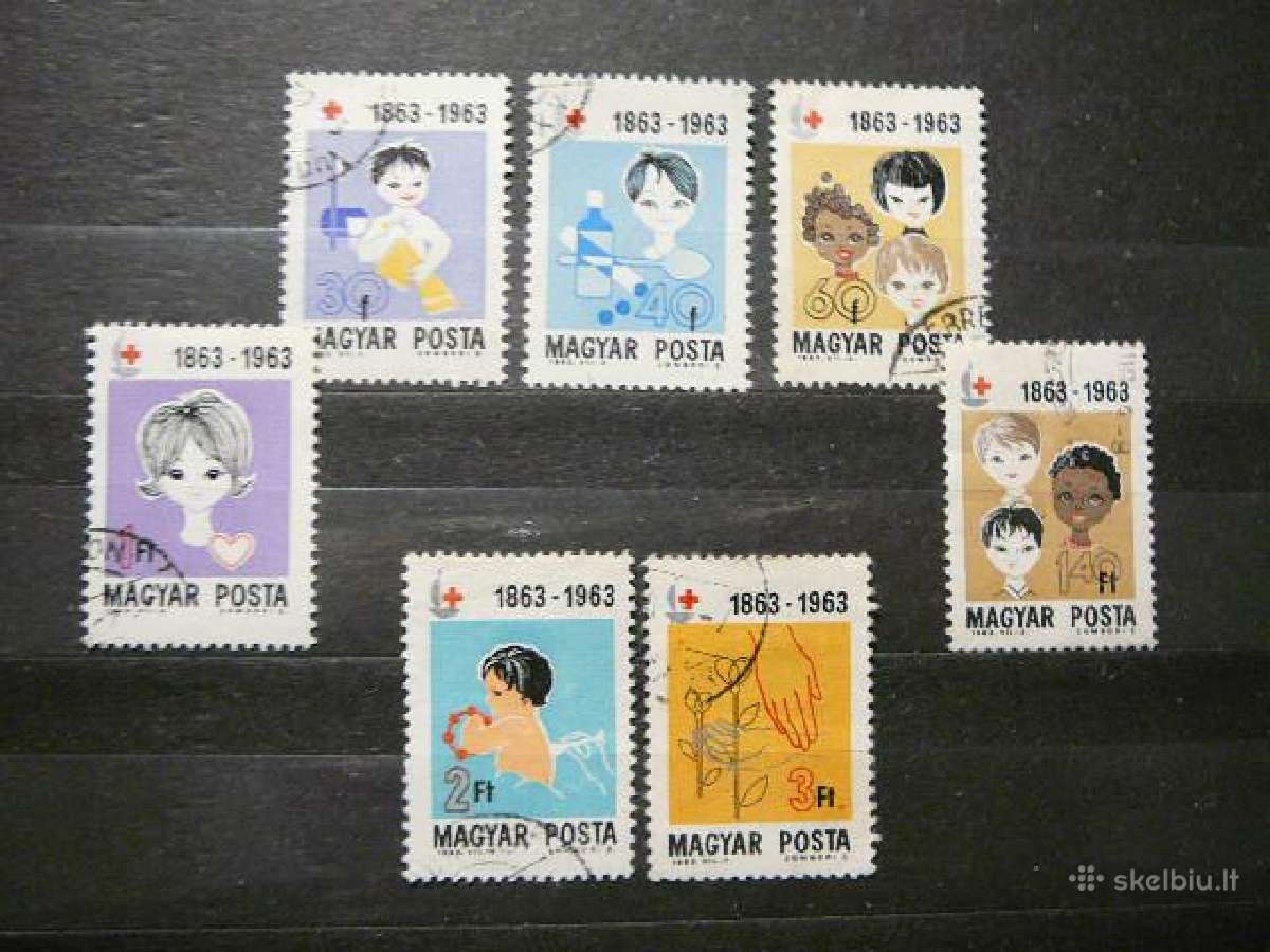 Raudonas Kryzius Vaikai Vengrija 1963 antsp v1944a