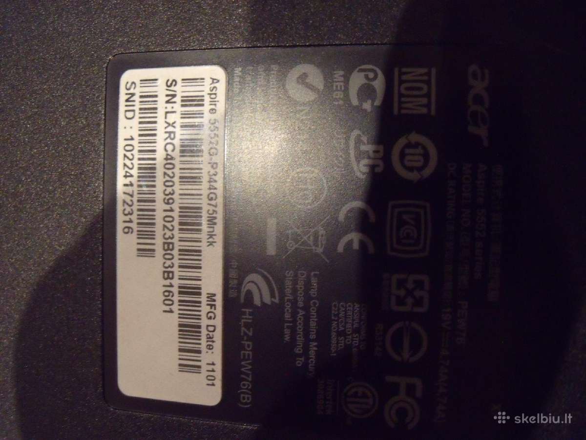 Acer su defektu - nuotraukos Nr. 19