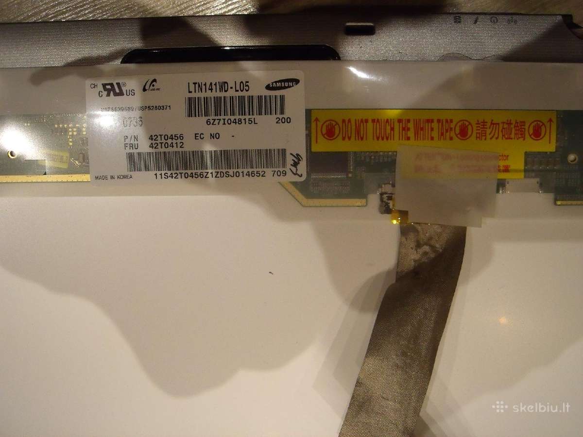 Matricos 8.9 11,6 15 15,2 15,4, 13.4 15,6 17,3 LED - nuotraukos Nr. 12
