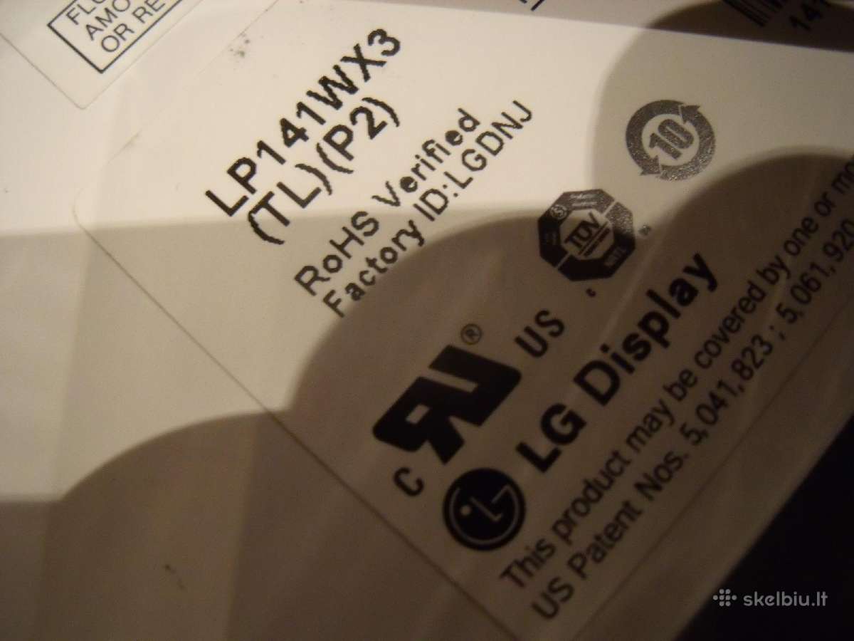 Matricos 8.9 11,6 15 15,2 15,4, 13.4 15,6 17,3 LED - nuotraukos Nr. 13