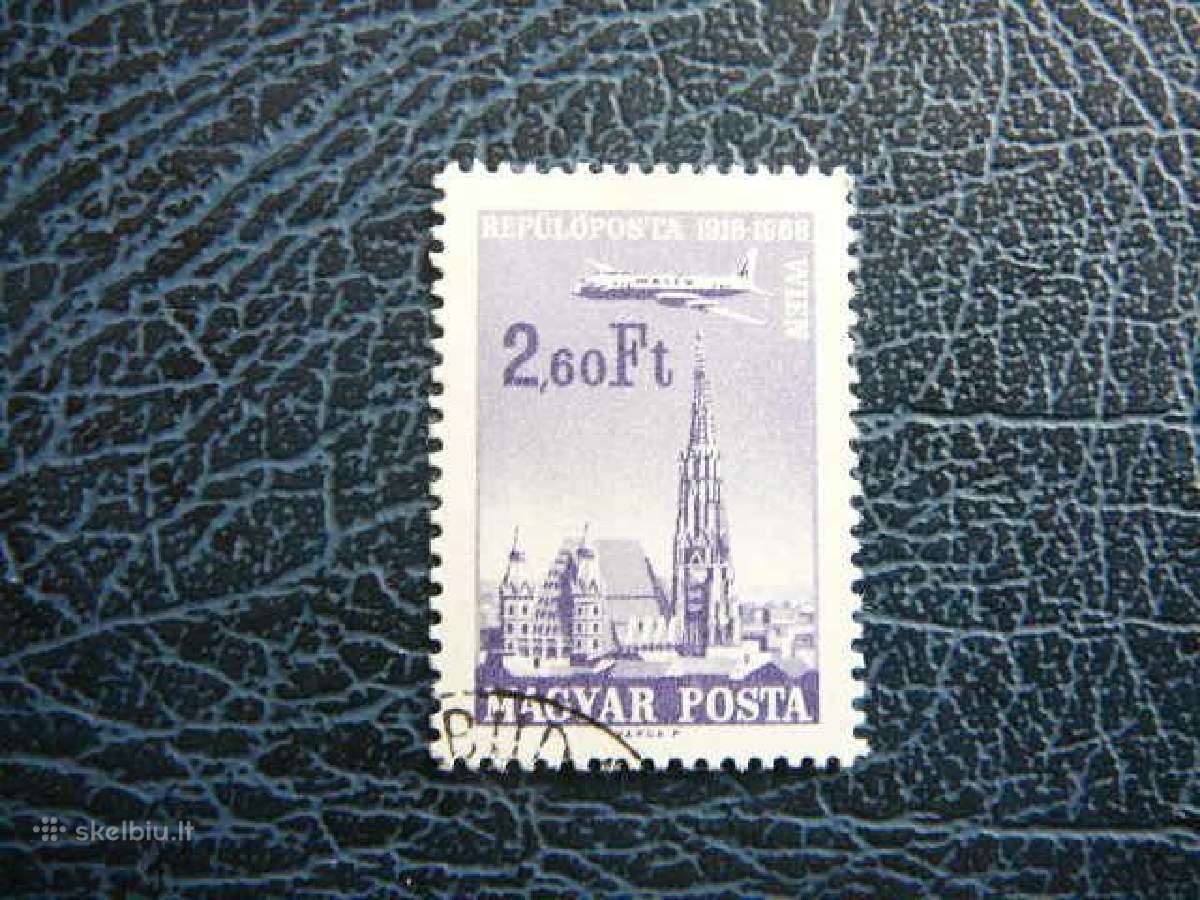 Lektuvai Viena Vengrija 1968 antsp. v2421a