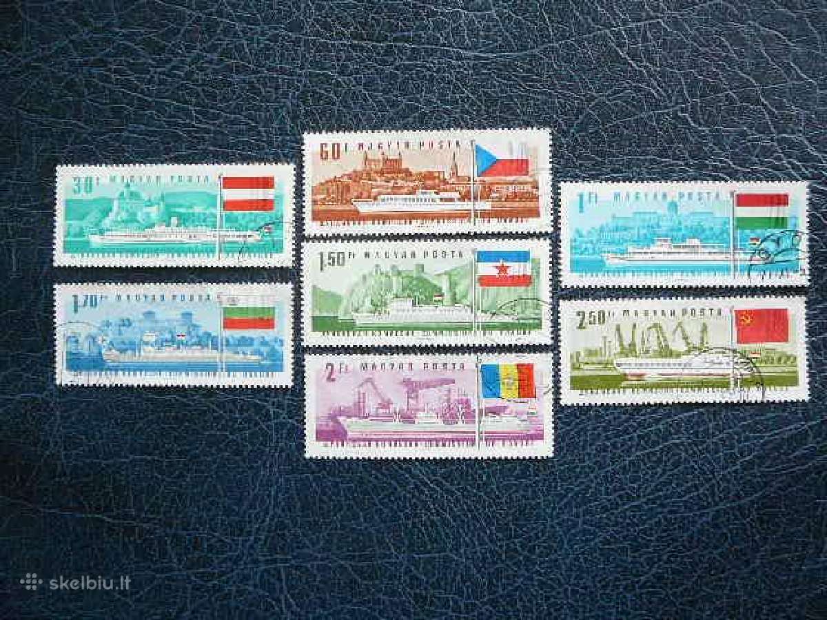 Laivai Veliavos Vengrija 1967 antsp. v2323a