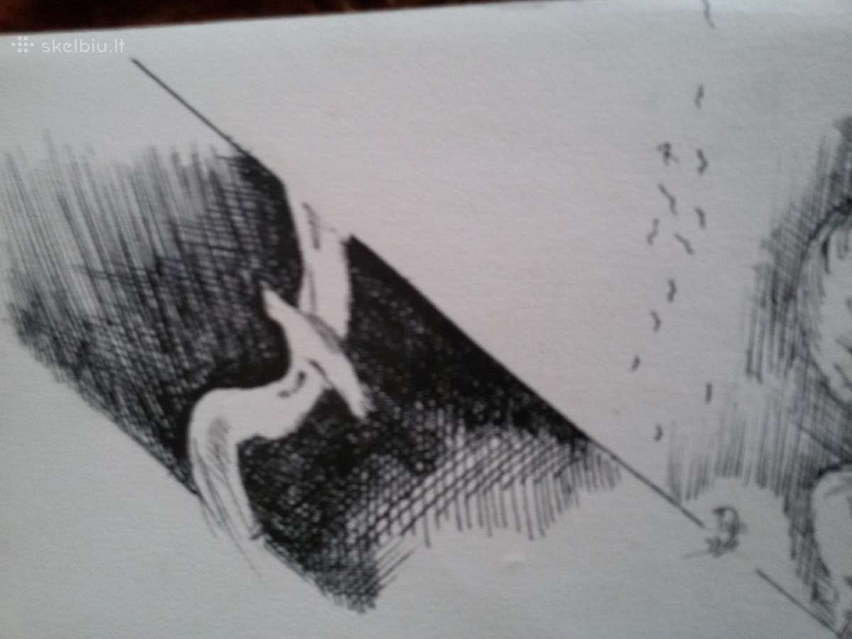 Seni, rankomis piešti atvirukai - nuotraukos Nr. 4