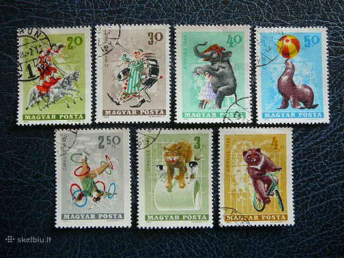 Cirkas Zverys Vengrija 1965 antsp. v2141a