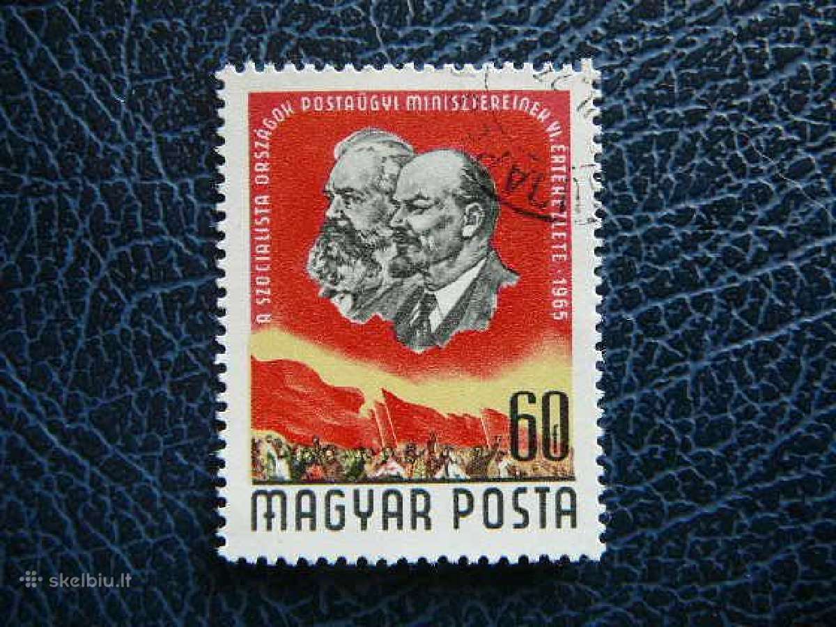 V. Leninas K. Marksas Vengrija 1965 antsp. v2126a