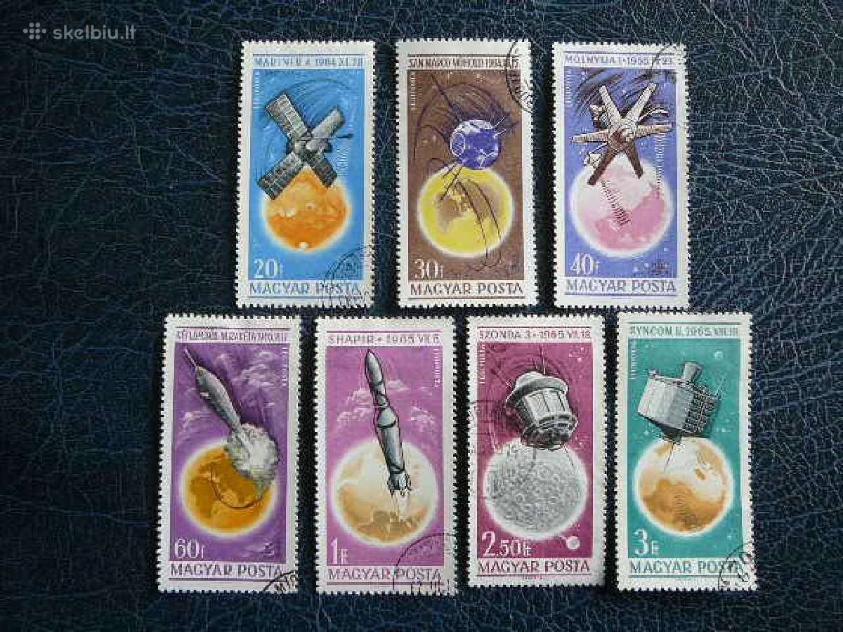 Kosmosas Vengrija 1965 antsp. v2194a