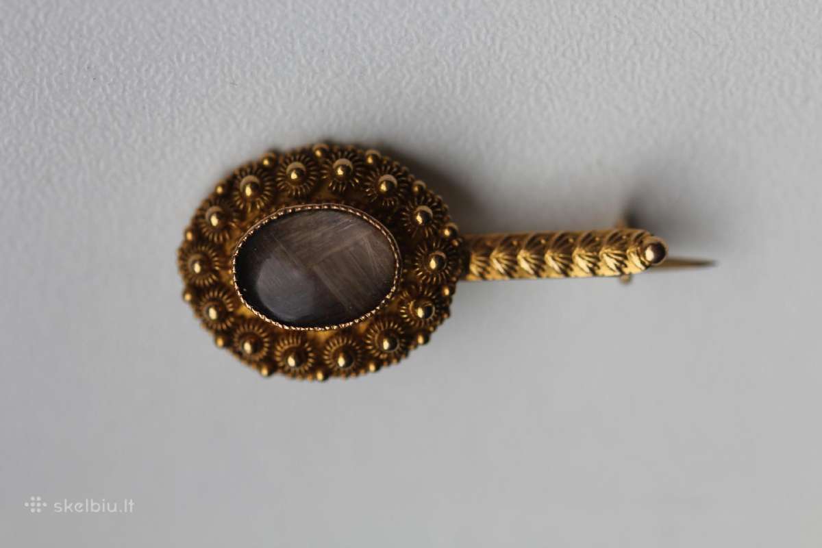 18k aukstaprabe vintazas,antikvaras sage - nuotraukos Nr. 4