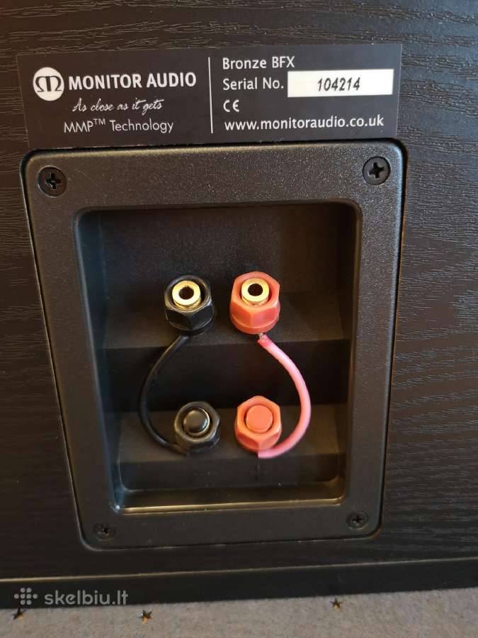 Monitor Audio Bronze Bfx kolonėlės - nuotraukos Nr. 10