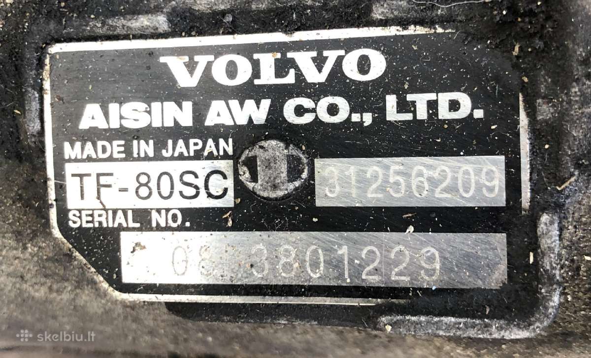 Aisin volvo s80