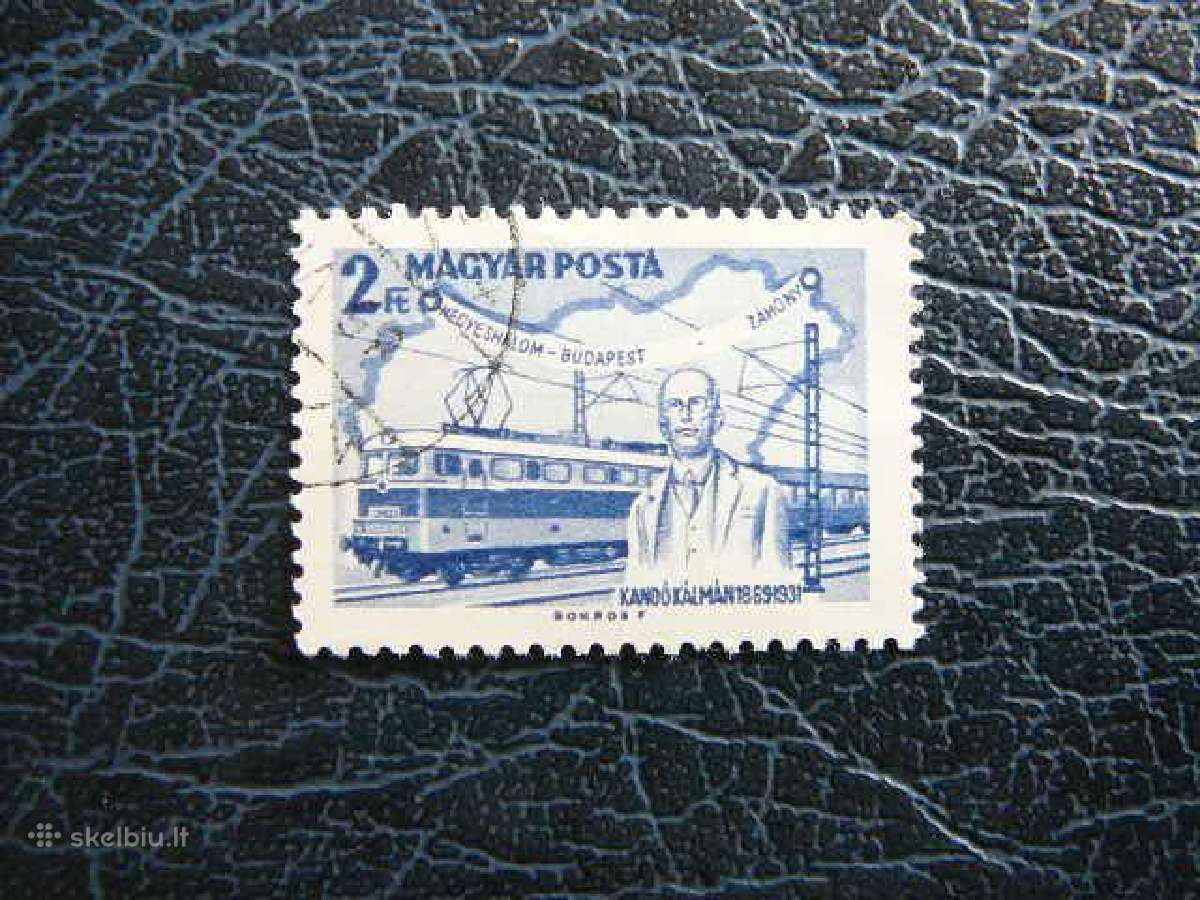 Traukiniai Vengrija 1968 antsp. v2395a