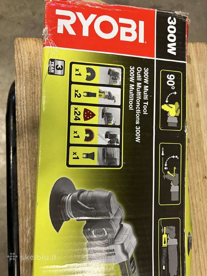 Daugiafunkcinis šlifuoklis Ryobi Rmt300-sa - nuotraukos Nr. 7