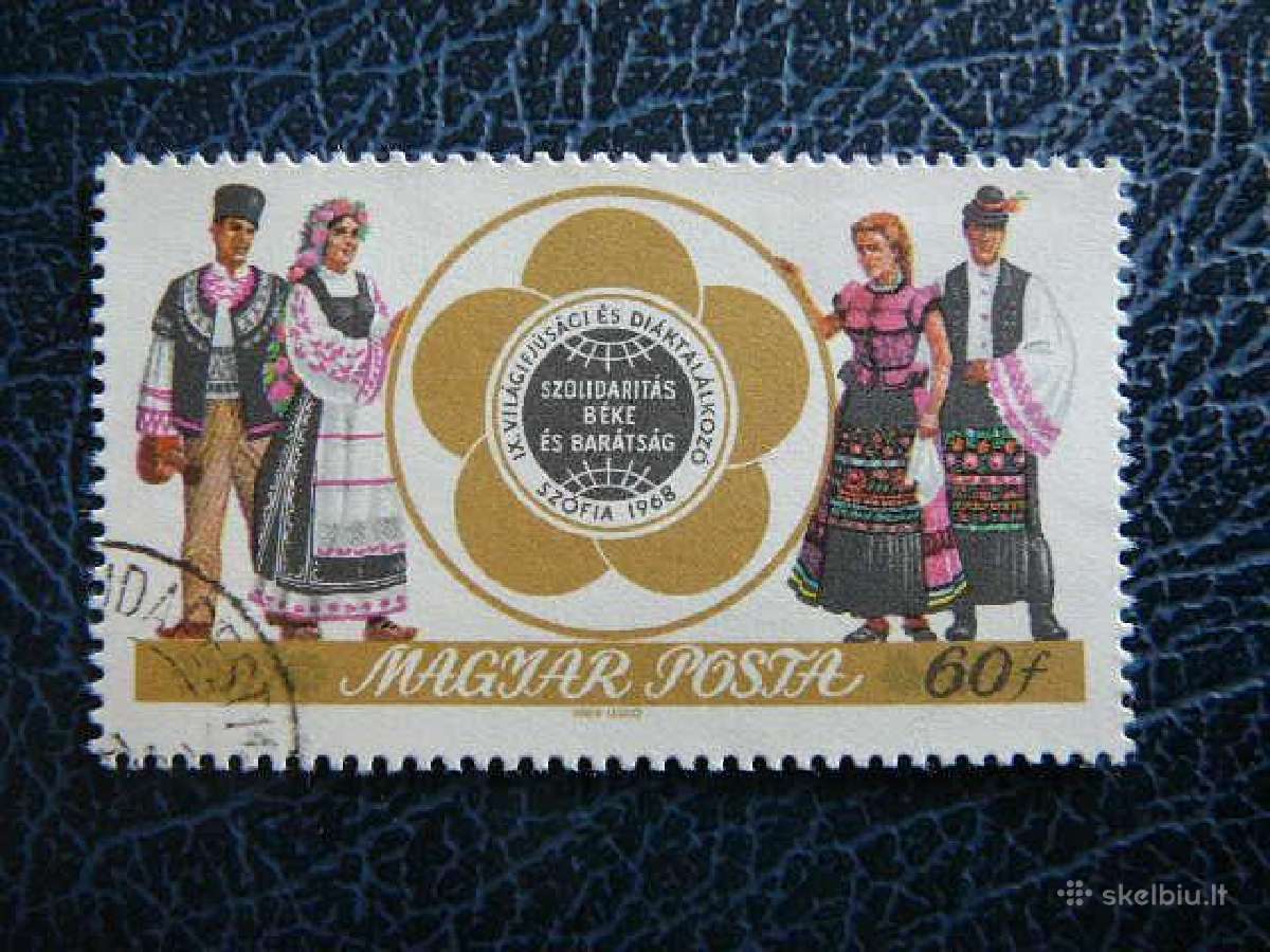 Nacionaliniai kostiumai Vengrija 1968 antsp v2433a